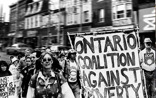 Ontario Coalition Against Poverty demo